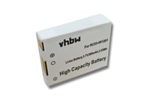 vhbw batterie compatible avec Razer Mamba, Mamba 2012, Mamba 2012 Elite 4G, Naga Epic souris sans fil (mouse wireless) (900mAh, 3,7V, Li-Ion)