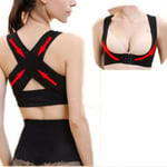 Women Adjustable Shoulder Back Posture Corrector Chest Brace Sup Nude M