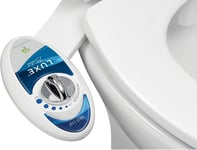 LUXE Bidet Bidetneo110S Bidet Attachment, Blue/White, 13.5 X 7 X 3