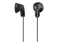 Sony MDR-E9LP - Écouteurs - embout auriculaire - filaire - jack 3,5mm - noir