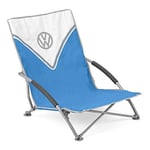 Volkswagen VW Low Beach Chair Lightweight Portable Outdoor Camping Seat With Carry Bag - Campervan Accessories - Gifts For Camper Van Owners