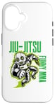 Coque pour iPhone 16 Robot spatial de combat Jiu-Jitsu, MMA, Grappling, Muay Thai