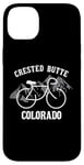 Coque pour iPhone 14 Plus Graphique Biking Colorado Crested Butte