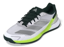 adidas Homme Defiant Speed 2 Clay Tennis Shoes Chaussures, FTWR White Silver Met Aurora Ivy, 44 EU