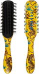 Denman Curly Hair Brush D3 Tiger 7 Row Styling Brush for Detangling, Separating,