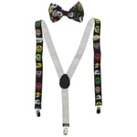 Zac's Alter Ego® Day of the Dead Sugar Skull Suspenders & Bow Tie Set