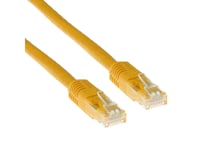 Act Cat6a Utp 15M Cat6a U/Utp (Utp) Gul Nätverkskabel (Ib4115)