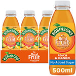 Robinsons RTD Peach & Mango - 500ml, 12 Pack