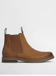 Barbour Farseley Chelsea Boots - Tan, Tan, Size 11, Men