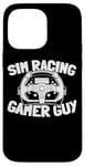 Coque pour iPhone 14 Pro Max Sim Racer Simulation De Course - Gamer Sim Racing