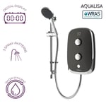 8.5KW Grey Electric Shower Digital Display 3 Spray Patterns Aqualisa e-Motion