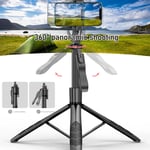 Extendable Selfie Stick Tripod With Light Height Adjustable Flexible Foldable P