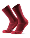 DANISH ENDURANCE Chaussettes de Randonnée en Laine Mérinos Anti-ampoules, Unisexe, 1 Paire - Chaussettes de Trekking pour Hommes & Femmes