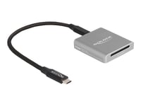 Delock - Kortläsare (Sd, Sdhc, Sdxc, Sdhc Uhs-I, Sdxc Uhs-I, Sdhc Uhs-Ii, Sdxc Uhs-Ii, Sd Express) - Usb-C 3.2 Gen 2