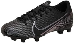 Nike JR Vapor 13 Academy FG/MG Football Shoe, Black, 34 EU