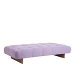 HAY - Quilton Lift Daybed Water-Based Lacquered Walnut Base Full Upholstery Nico - Päiväpeti - Doshi Levien - Puu