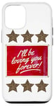 Coque pour iPhone 14 Pro Loving You Forever Étoiles léopard