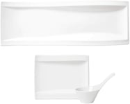 Antipasti Set 5 Pieces, Premium Porcelain, White - New Wave Villeroy & Boch