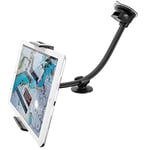 APPS2Car Support Téléphone Voiture, 360 Support ipad Tableau de Bord/Pare-Brise Pour Car, Support Telephone Ventouse, Compatible Pour iPad, iPhone, Samsung et les Appareils de 4 à 11 Pouces