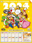 Calendrier Super Mario 2024 Writing Calendar +Sticker For The Family Japan New