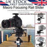 Phot-R 4-Way Macro Sliding Focus Focusing Rail Slider DSLR Camera Tripod Bracket