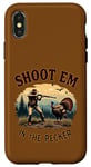 Coque pour iPhone X/XS RetroTurkey Chasse - Nature et chasse au dindon sauvage