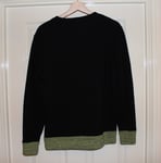 RARE BNWT LEVI`S "MADE & CRAFTED CREW SWEAT BLACKSHIRT XS size 0 , 38" CHEST