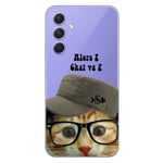 Coque galaxy A14 5G chat casquette