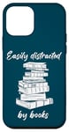 iPhone 12 mini Easily Distracted by Books – Funny Cute Novel & Reader Quote Case