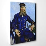 Big Box Art Vincent Van Gogh The Postman Joseph Roulin Canvas Wall Art Print Ready to Hang Picture, 30 x 20 Inch (76 x 50 cm), Multi-Coloured