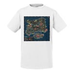 T-Shirt Enfant Pubg Map Playerunknown's Battlegrounds Gamer