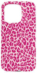 iPhone 15 Pro Pink Leopard Cheetah Print Phone Case Animal For Women Cute Case