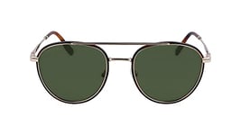 Lacoste Men's Sunglasses L258S - Shiny Gold with Solid Green Lens