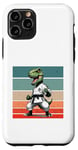 Coque pour iPhone 11 Pro T.Rex Karate Gi Ceintures noires Force de position puissante