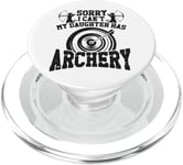 Archery Bow Archer Mom Mother Vintage Sorry I Can't My PopSockets PopGrip for MagSafe