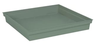 Soucoupe pour pot polypropylène EDA Toscane vert laurier 40 x 40 x 5,9 cm