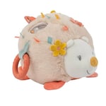 Nattou Hérisson d'Activité Zoë en Polyester, Doudou hérisson Zoë avec Hochet, Miroir et Plus, env. 22 cm, Mila, Zoë et Lana, Beige