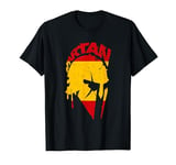 Spartan warrior Spanish flag. Design Spain Vintage T-Shirt