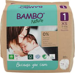 Bambo Nature Bambo Nature Eco-Nappy Size 1 - 22 Nappies-2 Pack