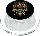 Oasis of Wellbeing - Topanga Beach PopSockets PopGrip for MagSafe