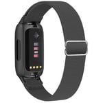 Fitbit Inspire 3 Armband i Elastiskt Nylon Mörkgrå