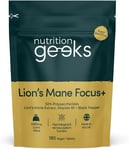 Lions Mane Supplement 4000Mg with Vitamin B1 & Black Pepper, 180 Vegan Tablets