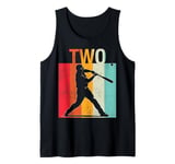 It's My 2nd Birthday Baseball 2 Year Old Boy Girl Tank Top