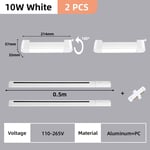 Ensemble complet d'éclairage sur rail pour la décoration intérieure,budgétaire à LED,lustre de magasin,lampe de chambre à coucher,plafonnier sur rail de - Type 10w White 2 piece-Natural White 4000K