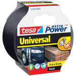 Vävtejp tesa - Extra power universal svart br l 10 m