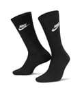 Nike Sportswear Everyday Essential Crew Socks (3 Pairs) - Black