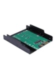 Deltaco M.2 to SATA Adapter 3.5" Plastic Tray 22pin - Black