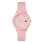 Lacoste Analogue Quartz Watch for Men or Women from The Lacoste.12.12. Collection, Featuring a Stylish Silicone Bracelet with Petit Piqué Texture