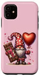 iPhone 11 Pink Valentines Day Gnome Accessories Valentines Chocolate Case