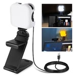 NEEWER Lumière Vidéo Conférence LED Lampe Streaming avec App Contrôle Mac/PC, Monture&Support de Moniteur 2 en 1, Éclairage de Webcam USB 2900K-7000K pour Visioconference, Réunion Zoom, PL81 Pro